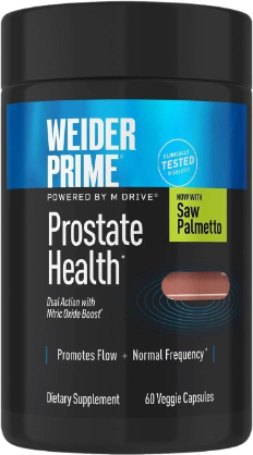 Weider Prime Prostate Health Supplement Bottles
